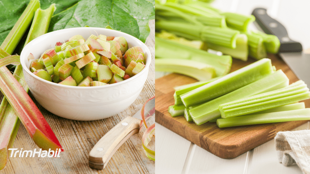 Rhubarb vs Celery For Weight Loss